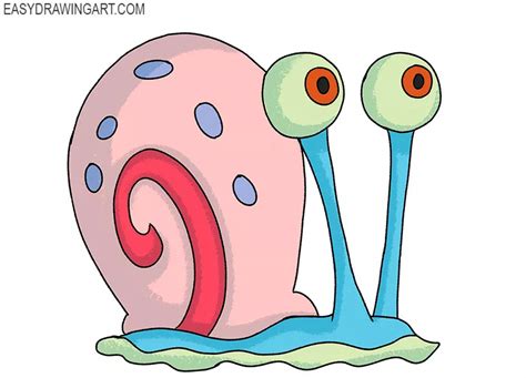 how to draw gary the snail|Iba pa.